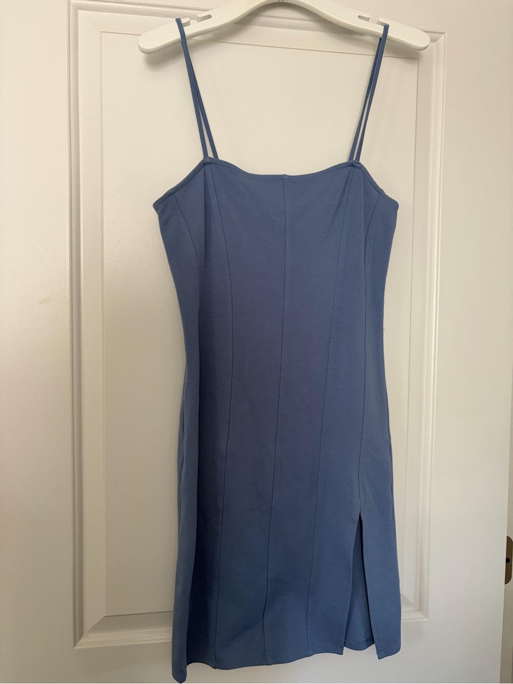 Forever 21 Blue Spaghetti-Strap Mini Dress